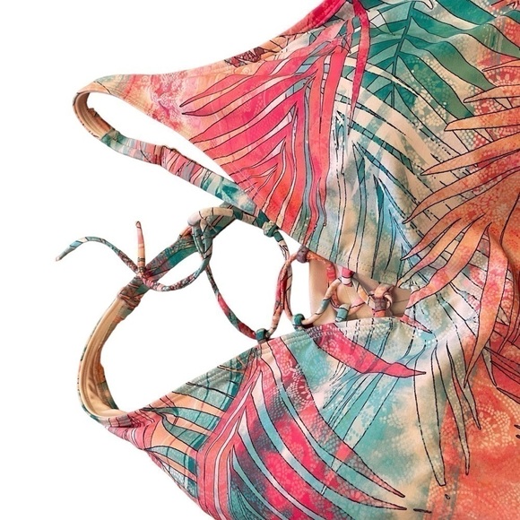 Beach House Swim Courtney Lace Up Tankini Top Size 14 - excellent Condition - Picture 8 of 15